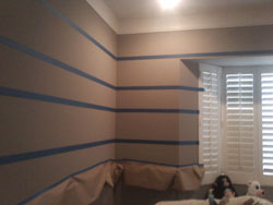 Striped Room Before